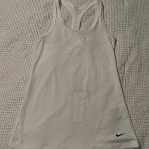 White Nike Tank